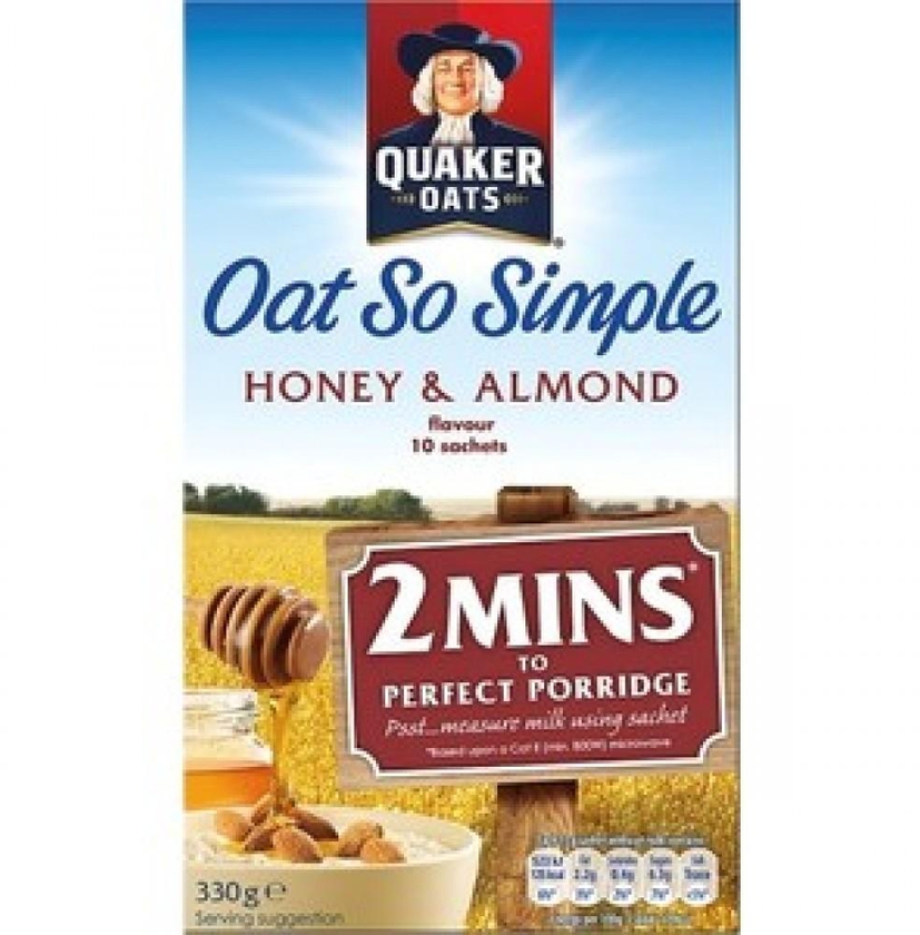 Quaker Oats Honey & Almond 330g
