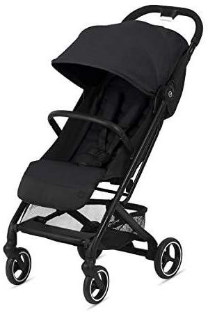 CYBEX Beezy Stroller, Lightweight Baby Compact Fold, Compatible with All Infant Seats, Stands for Storage, Easy to Carry, Multiple Recline Positions, Travel Deep Black