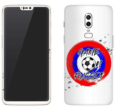 Vinyl Skin Decal For OnePlus 6 Game on Russia