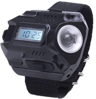 Universal CREE XPE Q5 LED Watch Flashlight Torch Light USB Charging Rechargeable