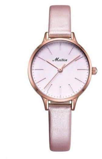 Women's Leather Analog Watch M1068-PRG