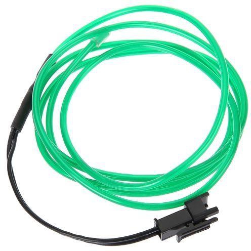 Generic 1M 3V Flexible LED Neon Light Glow EL Wire Strip 1M - Neon Green