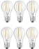 اوسرام مصباح LED كلاسيكي على شكل لمبة بنمط خيوط - القاعدة: E27، 7 واط شفاف 2700 كلفن، ابيض دافئ (عبوة من 6 قطع)