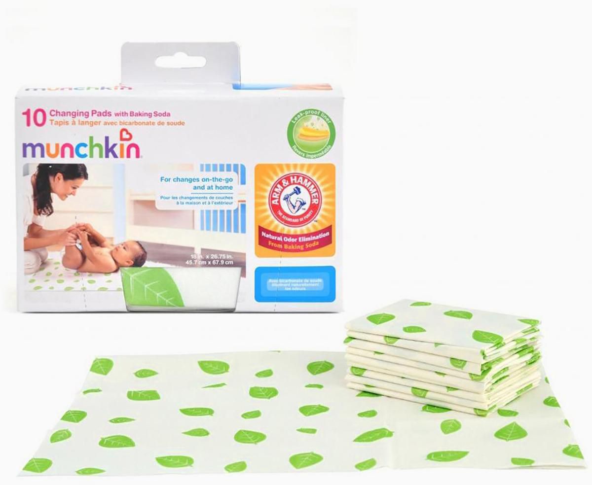 Munchkin Arm & Hammer Disposable Changing Pads (Pack of 10)