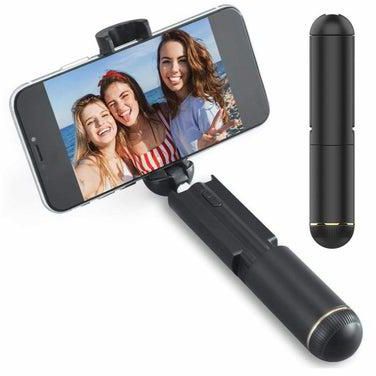 Bluetooth Selfie Stick, Lightweight Aluminum All in One Extendable Selfie Sticks Compact Design for iPhone 12, 11 Pro Max/12, 11 Pro/12, 11/XS/XS Max/XR/X,...