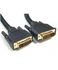 Generic DVI Male To DVI Male Monitor Cable - 1.5m - Black