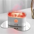 Humidifier Ultrasonic Stone Salt Volcanic With 3D Color Light -200Ml White