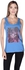 Creo Beach Party  Tank Top For Women - S, Blue