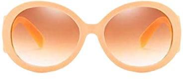 Women's Hipster Decoration Round Sunglasses