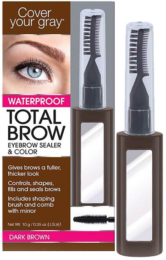 Cover Your Gray - Total Brow Eyebrow Sealer - Dark Brown 10g- Babystore.ae