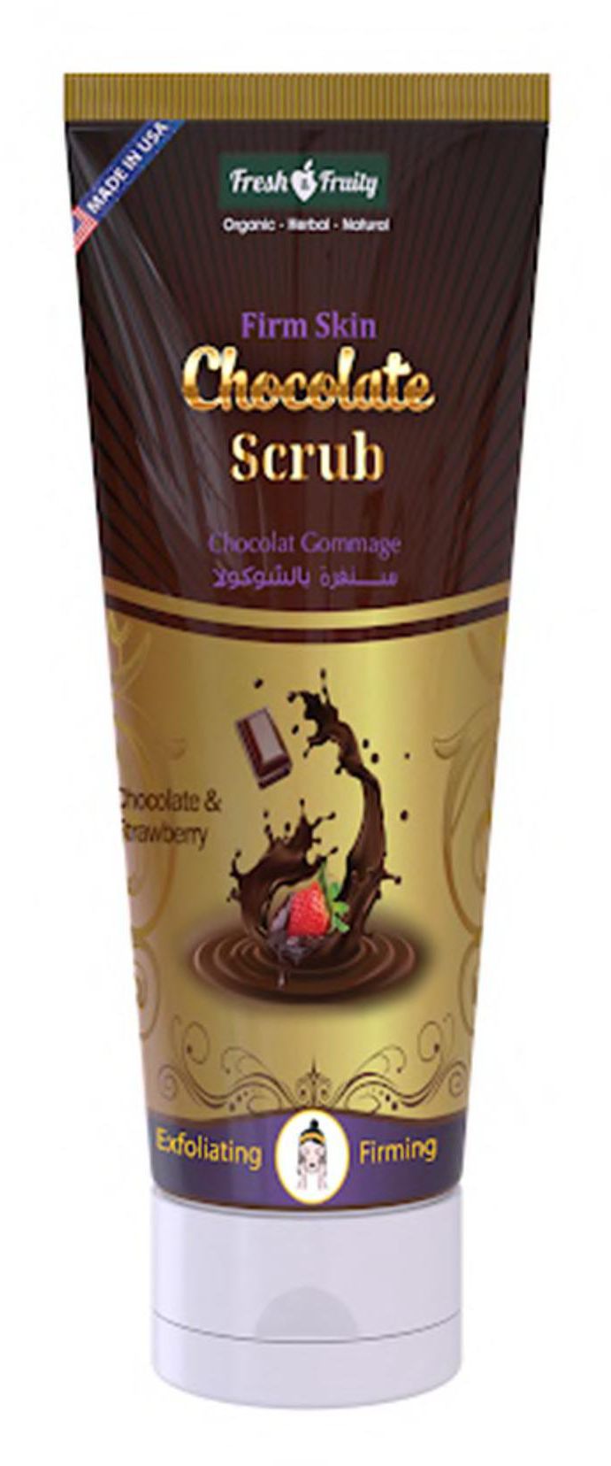 Fresh &amp; fruity scrub chocolate 150 ml