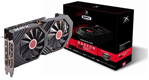 XFX Radeon RX 580 GTS XXX Edition 1386MHz OC+, 8GB GDDR5, VR Ready, Dual BIOS, 3xDP HDMI DVI, AMD Graphics Card (RX-580P8DFD6)