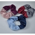 Set Of 3 Multicolored Satin Scrunchies With Big Size