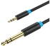 VENTION 6.35mm to 3.5mm Stereo Jack Cable, 6.35mm 1/4 inch to 3.5mm 1/8 inch Audio Stereo Cable Male to Male for iPod, Laptop,Home Theater Devices, and Mixer Amplifiers (1 Meter)