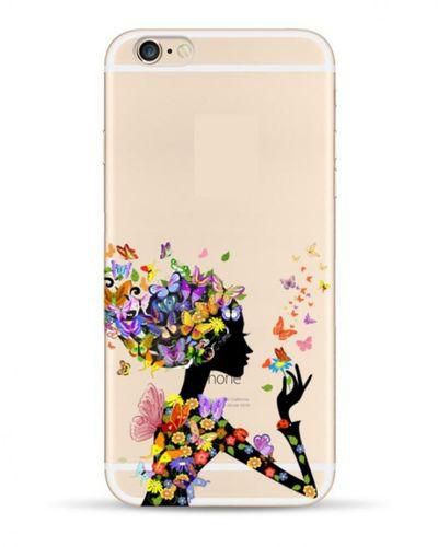 Generic Girl Flower Crown Case for iPhone 6