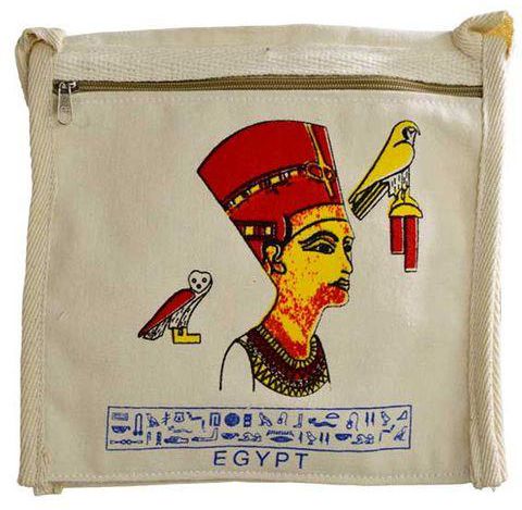 Egypt Antiques Nefertari Crossbody Bags, Handmade, 100% Egyptian Cotton