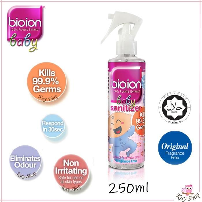 Bioion Baby Germ-Free Sanitizer Non-Alcohol Water Based - 250ml