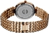 August Steiner Women's Swiss Quartz Mother of Pearl Diamond Dial Stainless Steel Watch [AS8065RG]