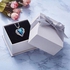 Blue Heart Necklace - Pure Italian Silver 925
