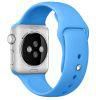 Silicone Apple Watch Sport Band Strap for 38mm in Blue