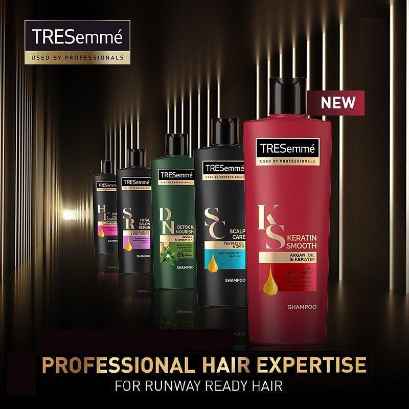 Tresemme Shampoo Keratin Smooth / Scalp Care / Hair Fall Control