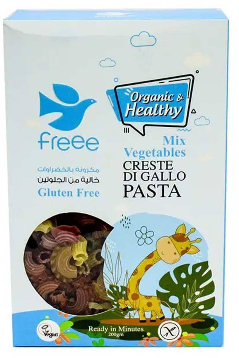 Free Mix Vegetables Creste Pasta Gluten Free- 200 gram