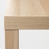 LACK طاولة جانبية - مظهر سنديان مصبوغ أبيض ‎55x55 سم‏