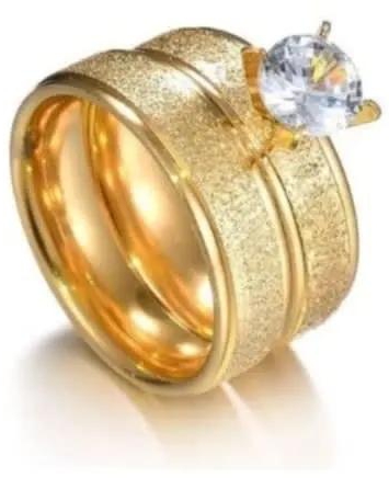 Wedding Ring Set Of 2  - Gold