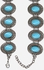 Agu Stones Bracelet - Silver & Turquoise