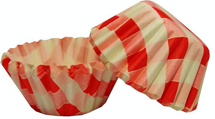 Mayleehome 100pcs Colourful Paper Baking Cake Cup Liner D60mm (Red Box)