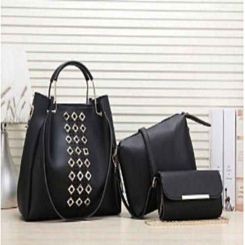 Fashion Black Handbag 3in1