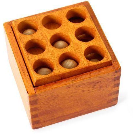 Generic 3D Puzzle Educational Wooden Interlock Toy - Brown