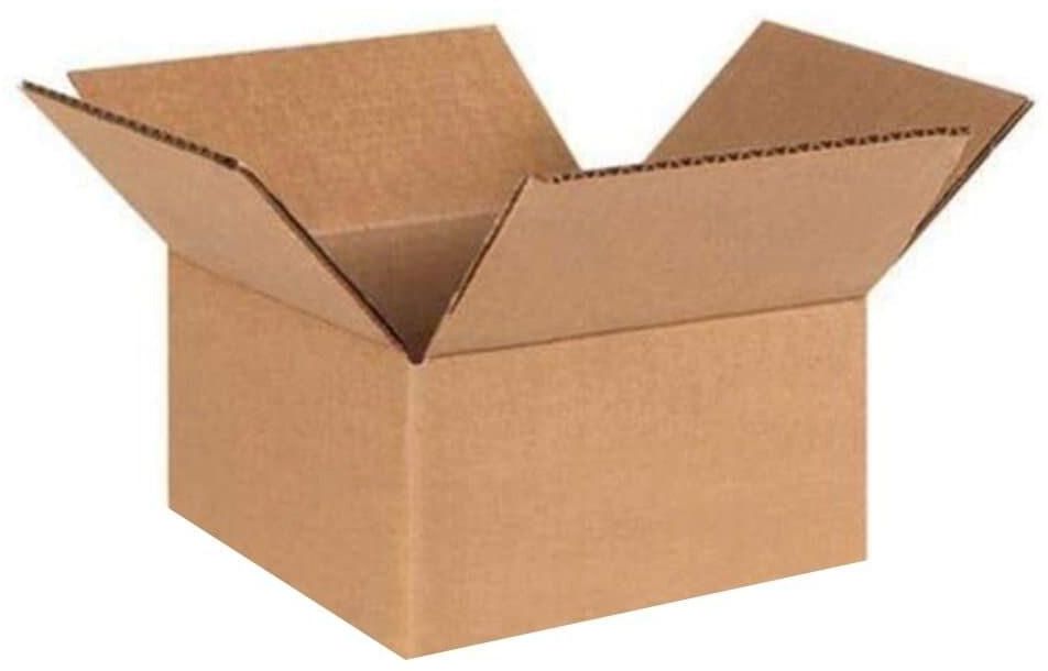 Corrugated Cardboard Storage Box, 45x45xH30cm