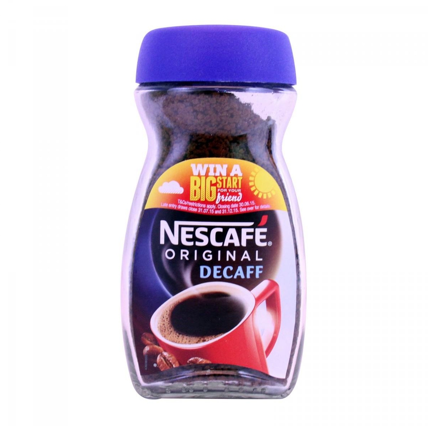نسكافيه - قهوة اصلية خالية من الكافيين ٢٠٠ غرام