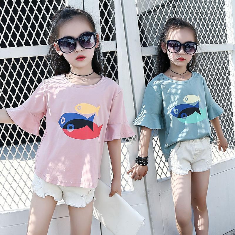 Koolkidzstore PREORDER Girls T-Shirt Fish Printed