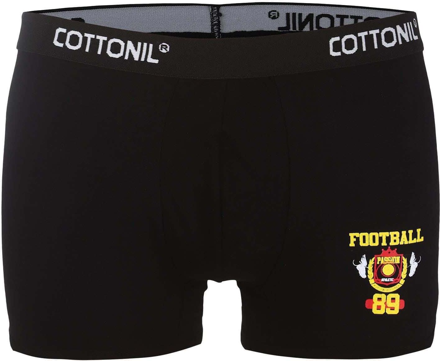 Get Cottonil Relax Cotton Boxer For Men, Size 5 - Black with best offers | Raneen.com