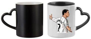Cristiano Ronaldo Magic Mug White/Black 11ounce