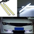 Generic 2x14cm Bright Slim COB Car LED White Lights DRL Fog Driving Lamp Sil