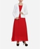 BLEND A-Line Maxi Dress - Red