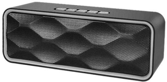 Bluetooth Wireless Speaker Booming Bass Stereo Loudspeaker For Silver