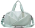 Duffle Bag, Gym Bag for Women, Separate Shoes Compartment Yoga Bag, Wet and Dry Separation Beach Bag (Mint Green)