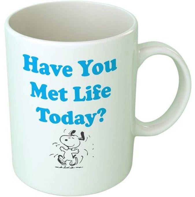Have You Met Life Today Ceramic Mug - Multicolor