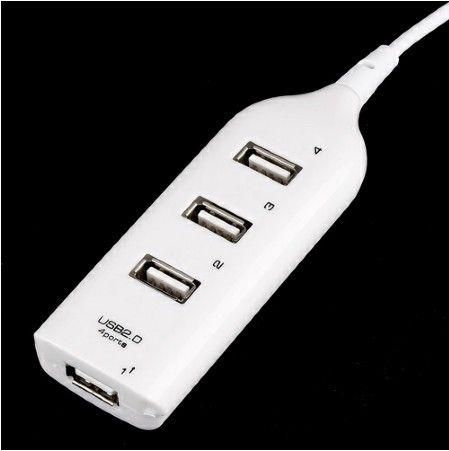 High Speed 4 Port Usb 2.0 Hub For Pc/notebook