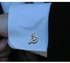 Handmade Pin & Cuff Links - Mohamed Name - Silver Plated & Neikal