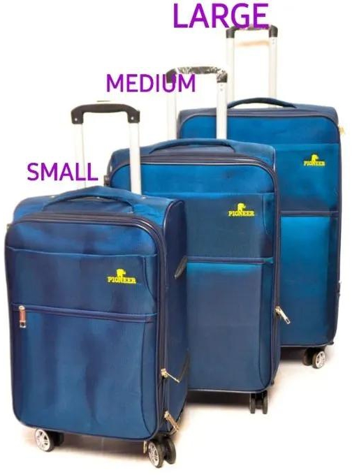 Navy Blue Elegant Travelling Suitcase bags