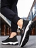 Ladies Everything Women's Black Fashion Sneakers - Lace Up - Ladies Black Office Shoe