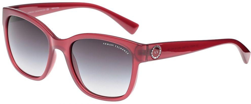 Armani Exchange Cat Eye Purple Women's Sunglasses -AX4046S Ruby Red