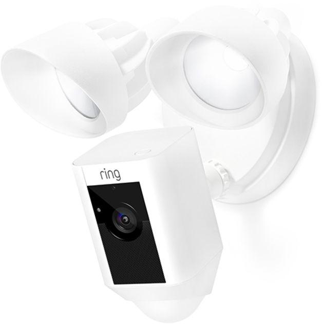 Floodlight Motion-Activated HD Security Camera With Built-In Siren Alarm And Two-Way Talk