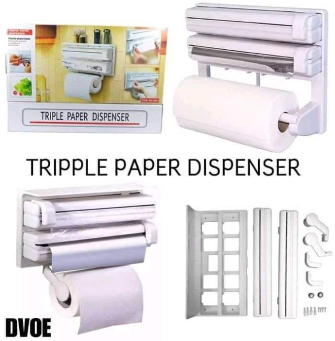Triple Kitchen Paper Dispenser