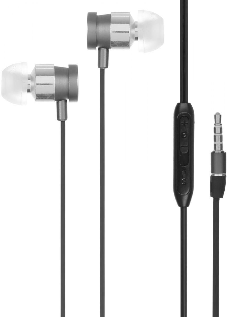 Armor Universal Earphone with Mic - Silver